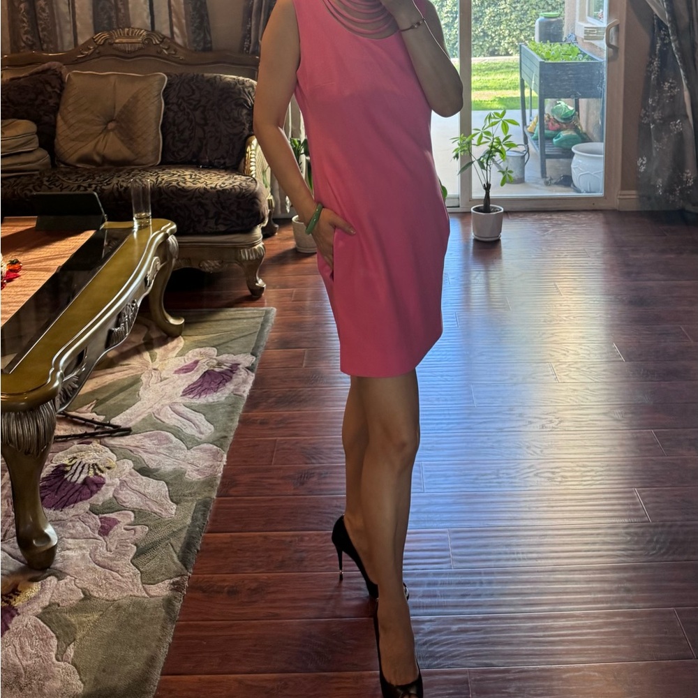 Diane Von Furstenberg Pink Mini Dress
